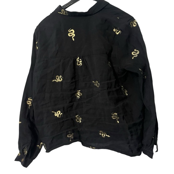 Black Gold Snake Top - Picture 8 of 11